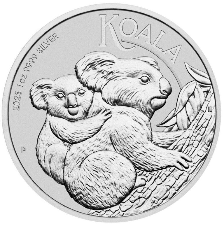 Read more about the article 2023-P Australia 1 oz Silver Koala $1 Coin GEM BU PRESALE