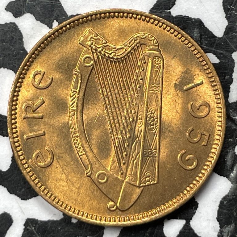 Read more about the article 1959 Ireland 1 Farthing (Many Available) High Grade! Beautiful! (1 Coin Only)