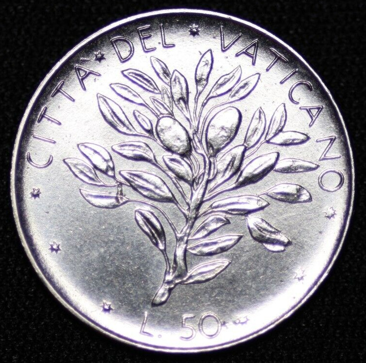 Read more about the article VATICAN CITY ~ 1975 ~ 50 Lire ~ Quality World Coin ☘️ W-#71 ☘️