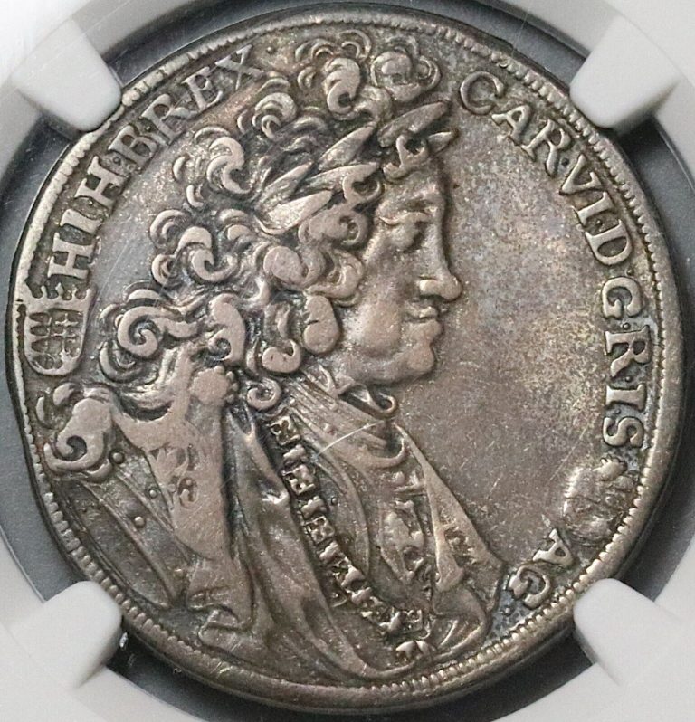 Read more about the article 1717-KB NGC VF 35 Hungary  1/2 Thaler Charles VI Kremitz Silver Coin (22120403C)