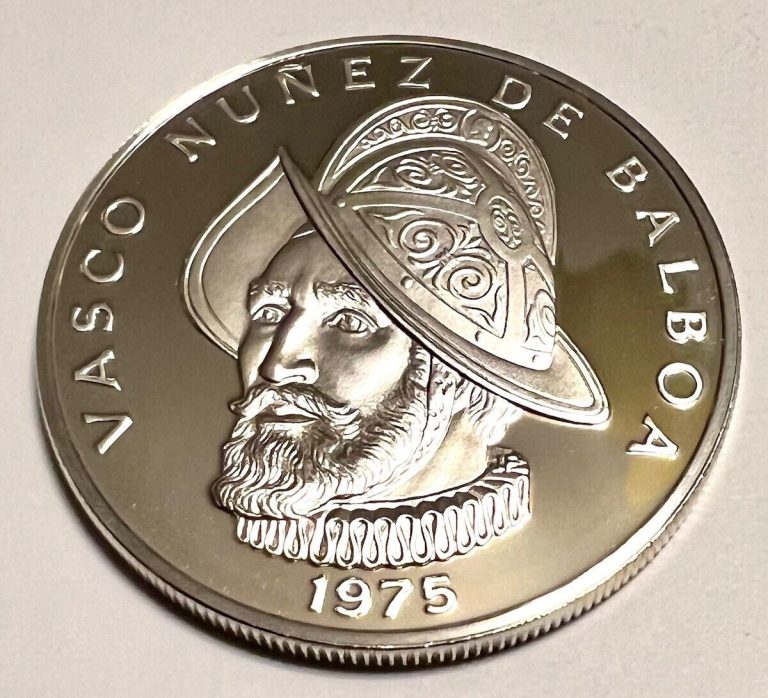 Read more about the article 1975 ONE BALBOA STERLING SILVER PROOF COIN – PANAMA – LOW MINTAGE – BEAUTIFUL!