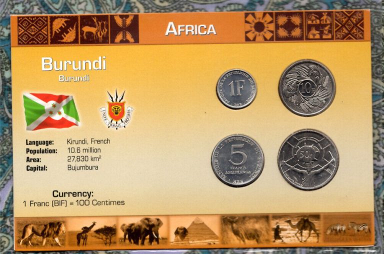Read more about the article Littleton World Coin Set Burundi UNC 10 50 francs 2011 5 Francs 1980 1 Fr 1993