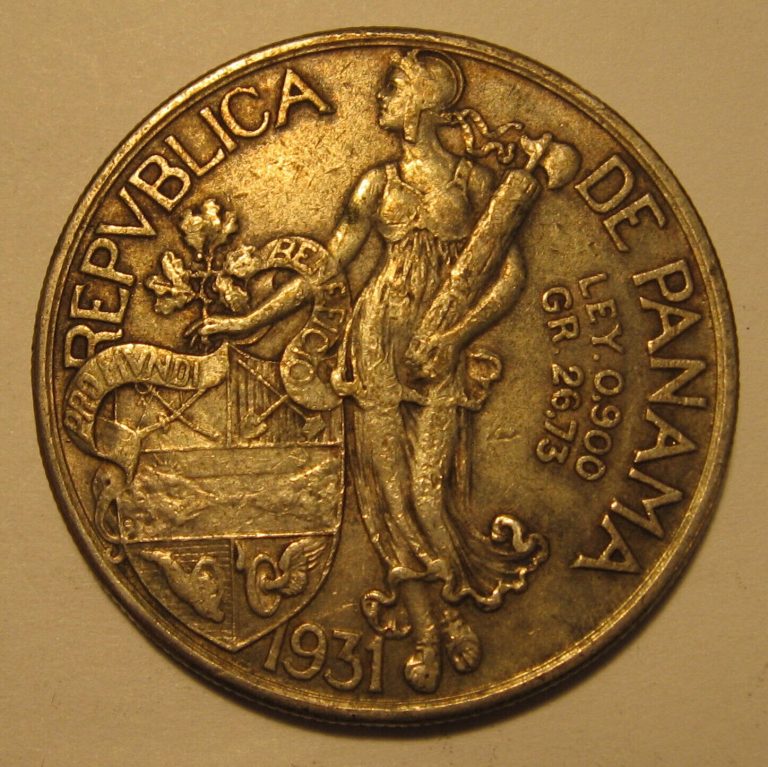 Read more about the article 1931 Panama Un (One) Balboa KM# 13 Low Mintage – Better Grade Collector Crown