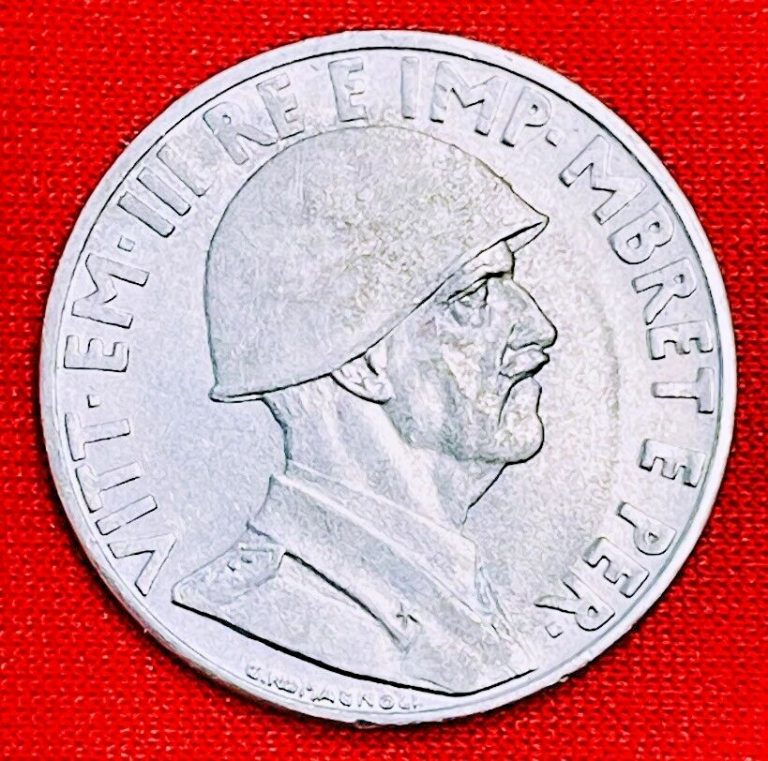 Read more about the article 1939 Albania Coin 1 Lek KM# 31 Italy Europe Foreign Old Rare Collectible Money