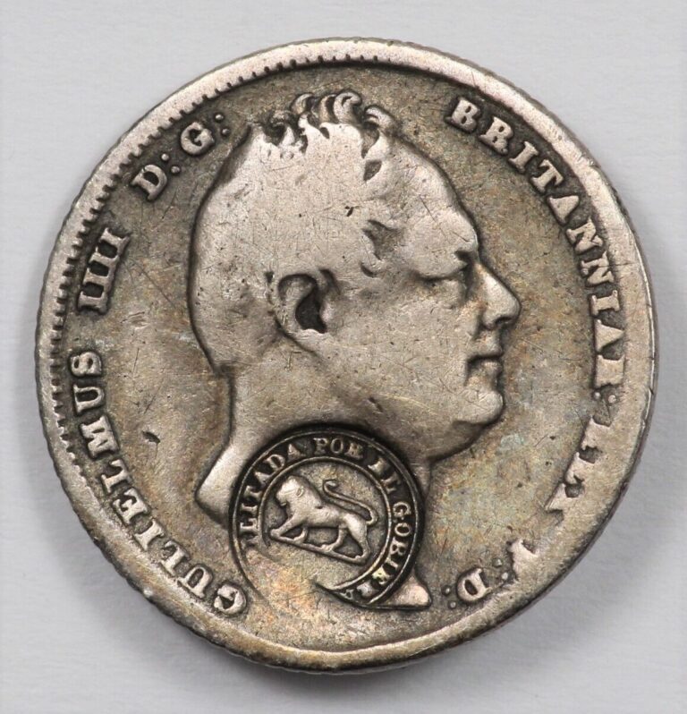 Read more about the article (1849-57) Costa Rica Real Type VI C/M on 1835 GB William IV Sixpence
