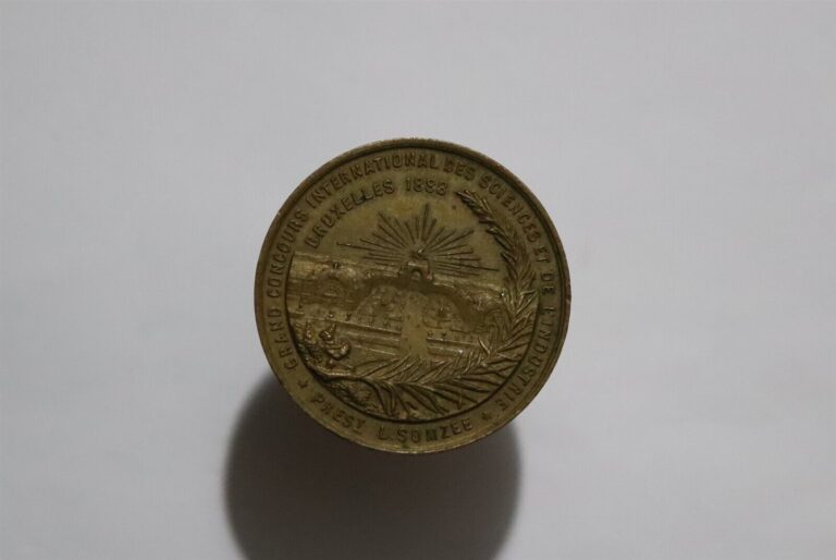 Read more about the article 🧭 🇧🇪 BELGIUM BRUXELLES 1888 MEDAL SCIENCE and INDUSTRY 35mm B53 J14