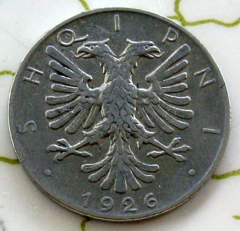 Read more about the article COIN ALBANIA 1/2LEK 1926 XF 175