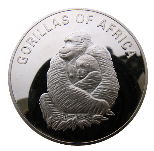 Read more about the article UGANDA 1000 SHILLINGS 2003 ANIMAL GORILLA WITH BABY – BIG HEAVY PROOF COIN