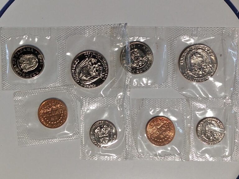 Read more about the article 1967 PANAMA PARTIAL PROOF SETS (8 COINS TOTAL) 1C TO 1/4 BALBOA COPPER NICKEL