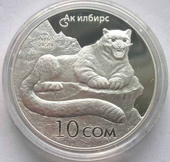 Read more about the article Kyrgyzstan 2012 Tiger 10 Som Silver Coin Proof