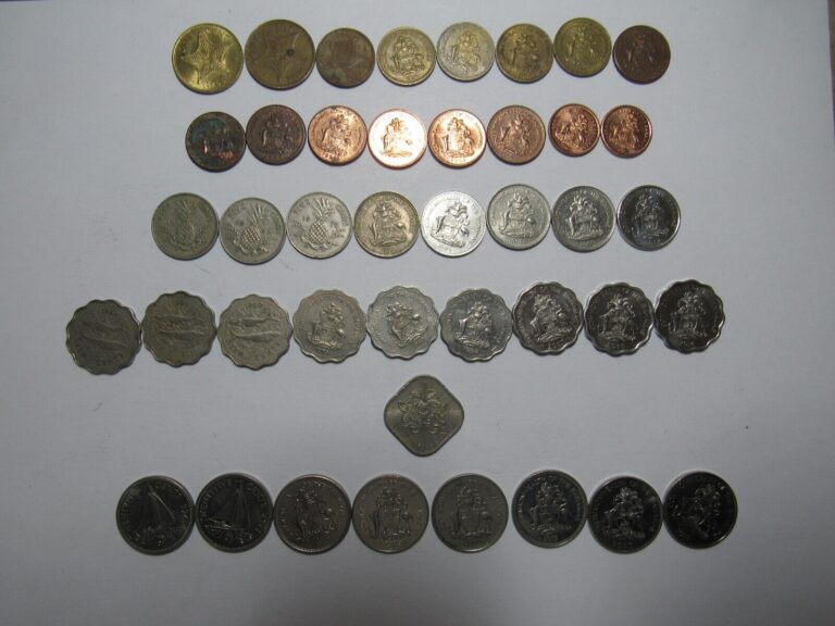 Read more about the article Lot of 42 Different Bahamas Coins – 1966 to 2016 – Circulated