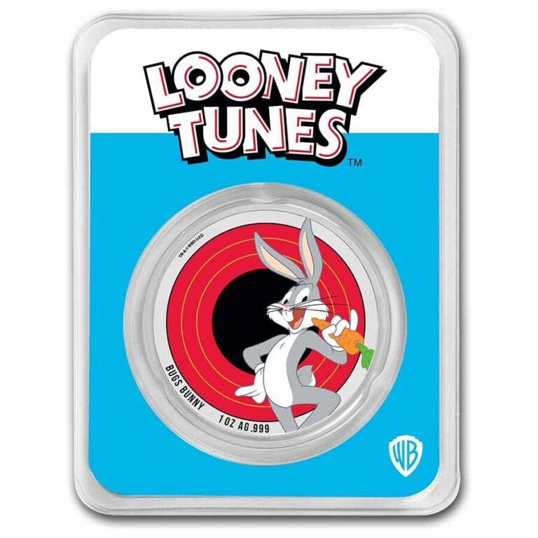 Read more about the article 2022 Samoa 1 oz Silver Looney Tunes Bugs Bunny Colorized with TEP – SKU#247314