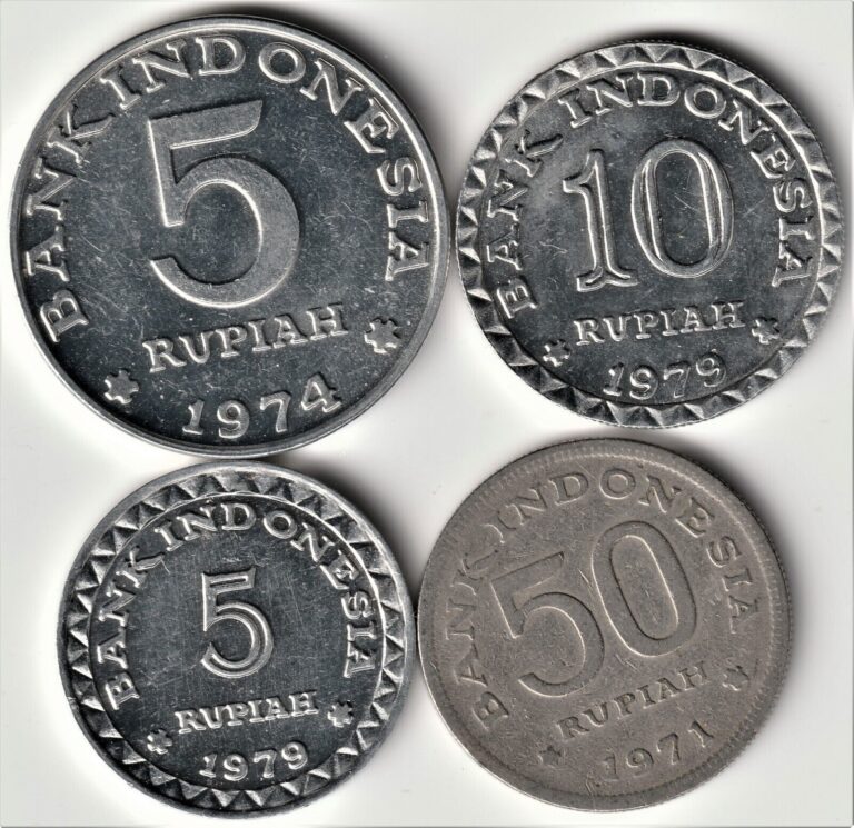 Read more about the article 4 Different Coins From Indonesia – 1971  1974 and 1979 – 3 uncirculated