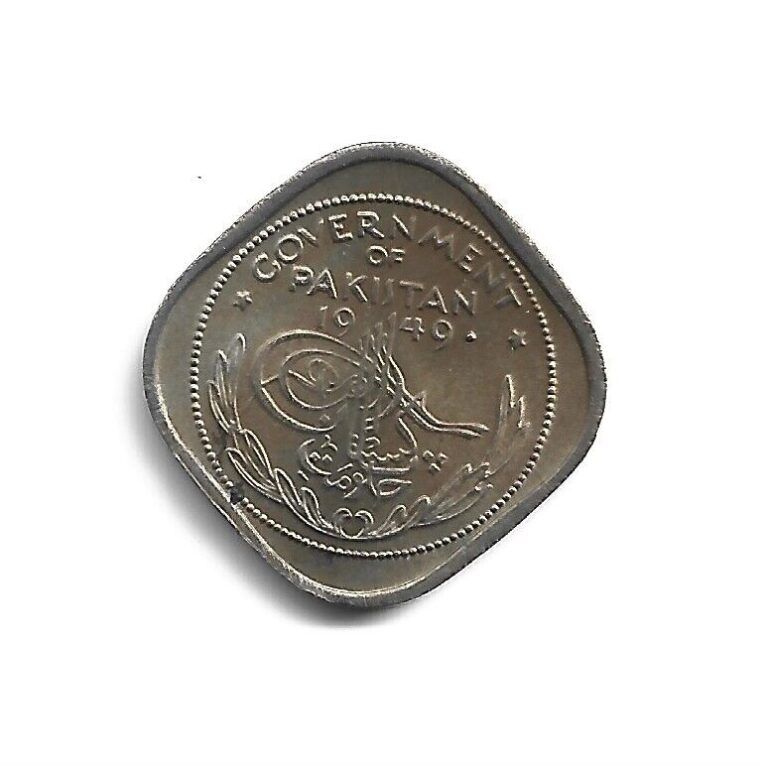 Read more about the article World Coins – Pakistan 1/2 Anna 1949 Coin KM# 2
