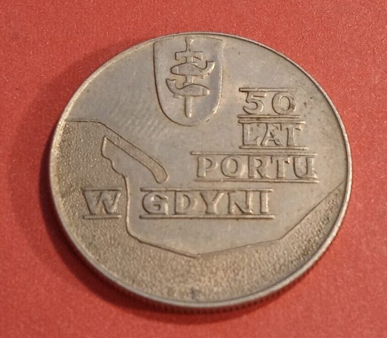 Read more about the article Poland  10 Złotych 1972  KM#65  50th Anniversary – Gdynia Seaport