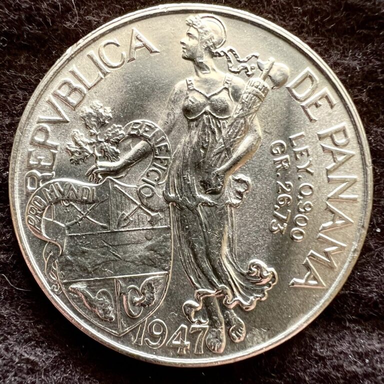 Read more about the article 1947 Panama 1 Balboa Silver Coin