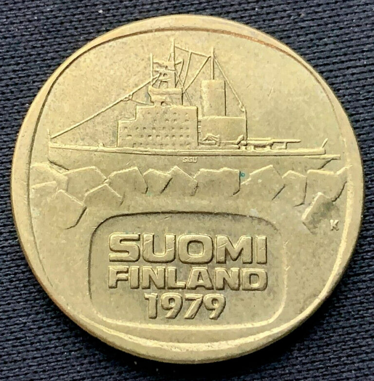 Read more about the article 1979 Finland 5 Markkaa Coin AU   ( 2 million Minted )  Condition Rarity   #K2104