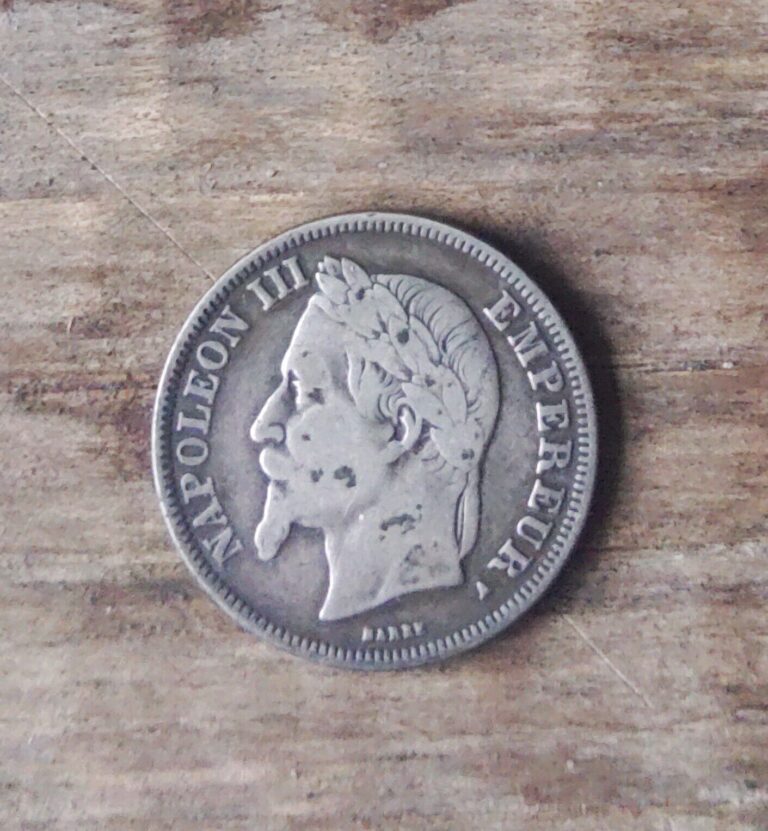 Read more about the article napolen silver france 1866 2 frank coin as found condition