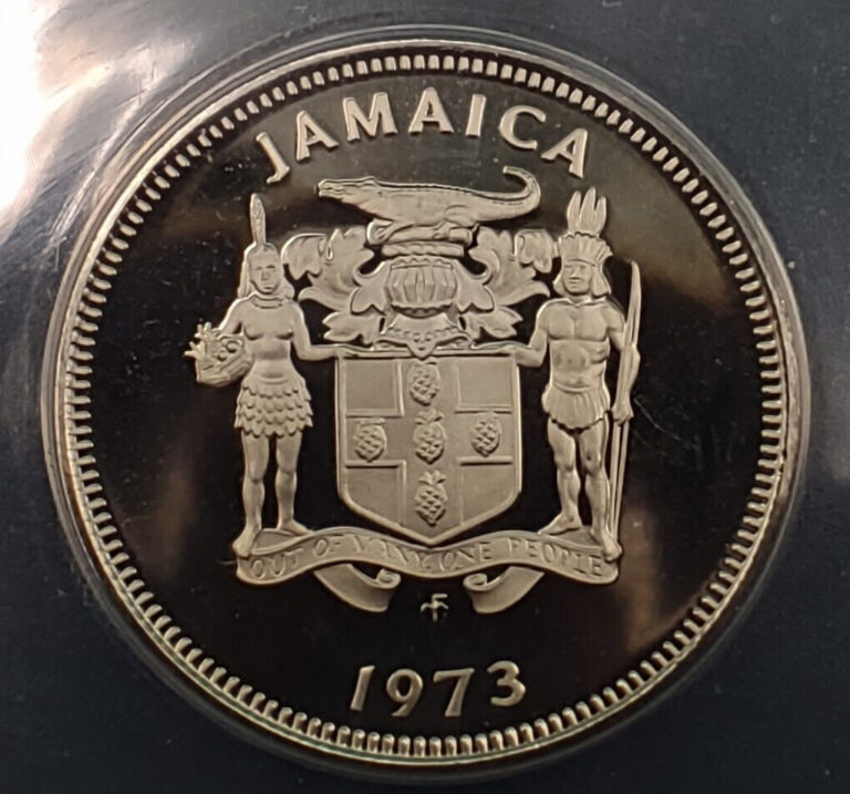 Read more about the article 1972-FM ANACS Jamaica 10 Cents Proof PR69 Deep Cameo Low Mintage 28K