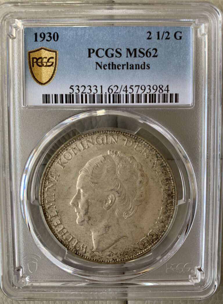 Read more about the article 1930 Netherland 2.5 G Certified MS62