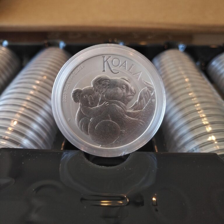 Read more about the article 🐨 GEM BU 2023 AUSTRALIA 1 OUNCE SILVER KOALA COIN with CAPSULE – IN STOCK!