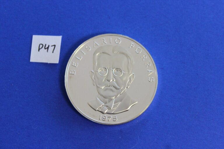 Read more about the article 1975 Panama Belisario Porras 5 Balboas Silver Proof Coin