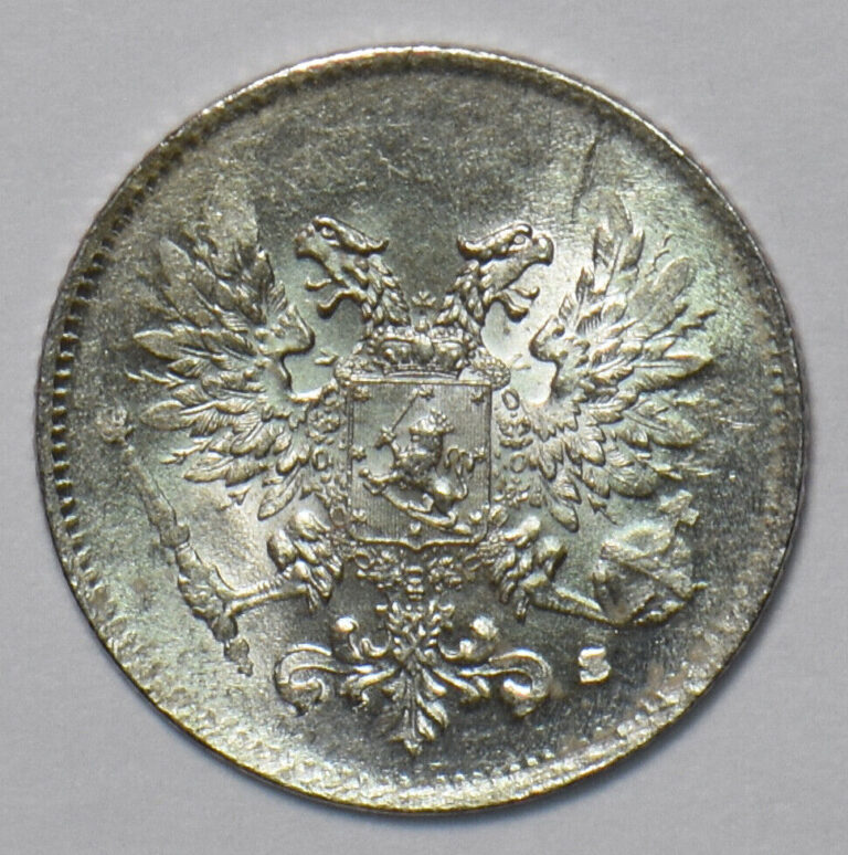 Read more about the article Finland 1917 25 Pennia Eagle animal 294574 combine shipping