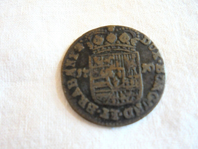 Read more about the article 1710 ? Spanish Netherlands (Namur  Belgian States) Liard Copper Coin