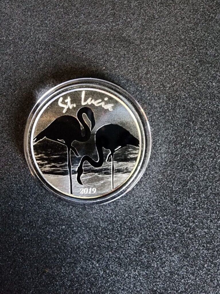 Read more about the article 2019 St. Lucia Pink Flamingo 1 Oz Silver Coin