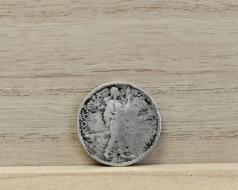 Read more about the article 1910 2 Lei Romania Silver Coin