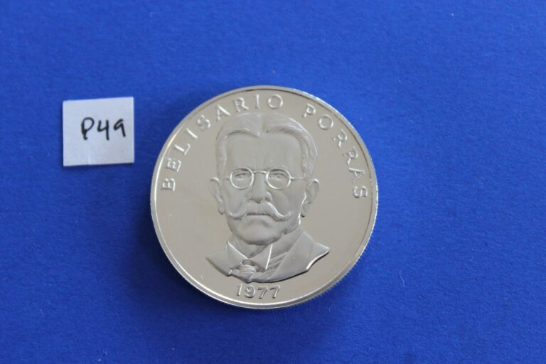 Read more about the article 1977 Panama Belisario Porras 5 Balboas Silver Proof Coin