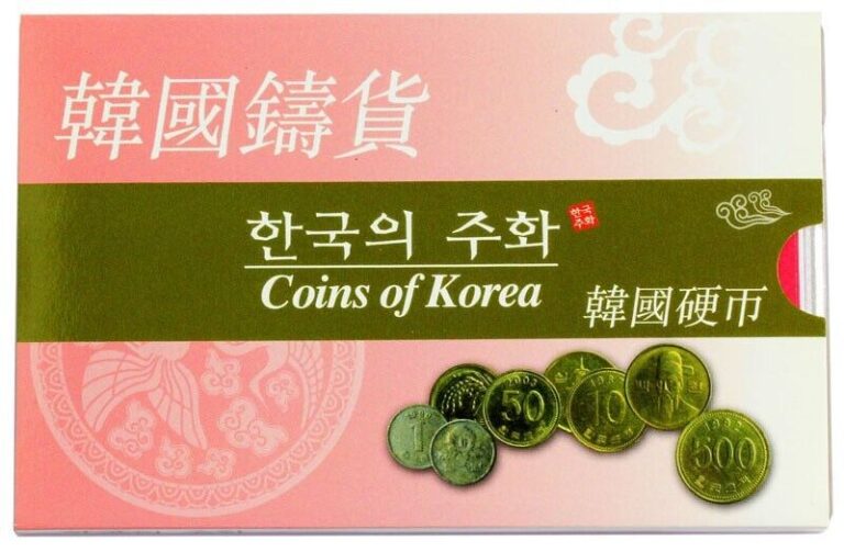 Read more about the article Korea South ” Coin ‘s of Korea” 6-Coin Set