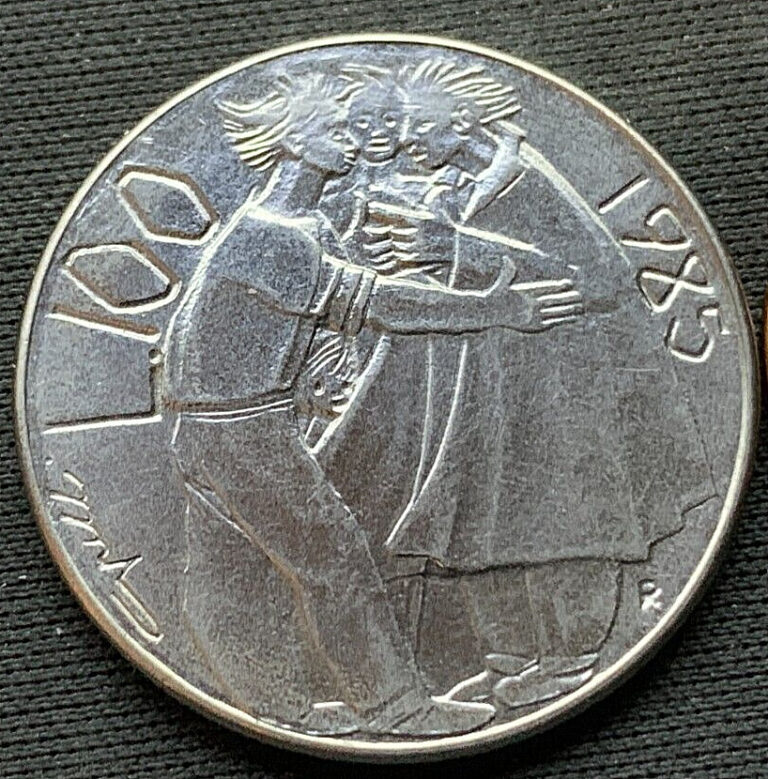 Read more about the article 1985 San Marino 100 Lire Coin UNC Redemption from drugs ( 150K Minted )  #M235