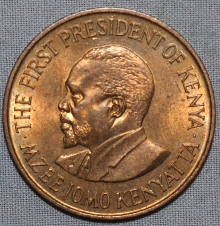 Read more about the article KENYA AFRICA 1971~ 5 CENTA~ JOMO  KENYATTA ~ 93¢ tracked shipping