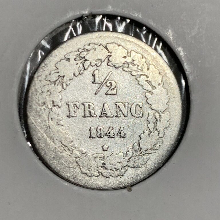 Read more about the article RARE 1844 Belgium Leopold I Silver 1 Franc Coin | European Coins