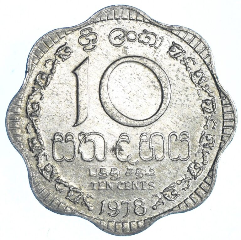 Read more about the article COIN / SRI LANKA / 10 CENTS 1978 COLLECTIBLE   #WT43603