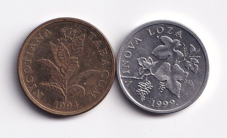 Read more about the article Lot of 2 Croatia coins  2 and 10 lipa  1994- 1999