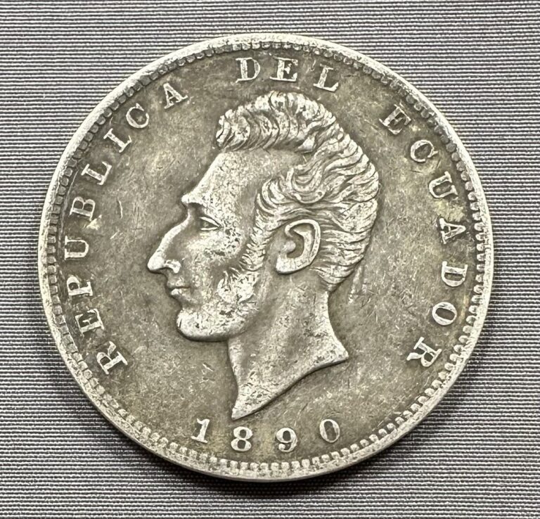 Read more about the article 1890 Ecuador 1 Sucre Silver Crown – Lima Mint