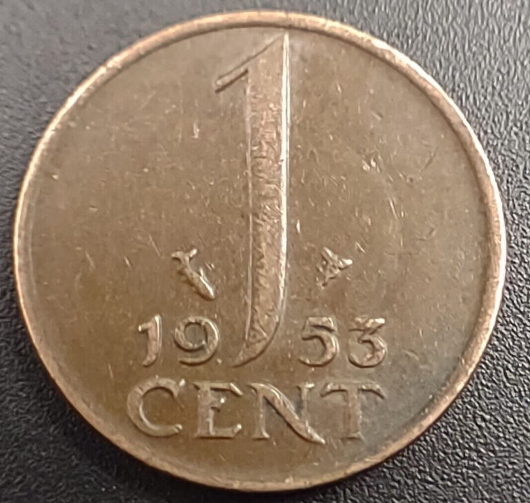 Read more about the article Netherlands 1953 1 cent Bronze coin