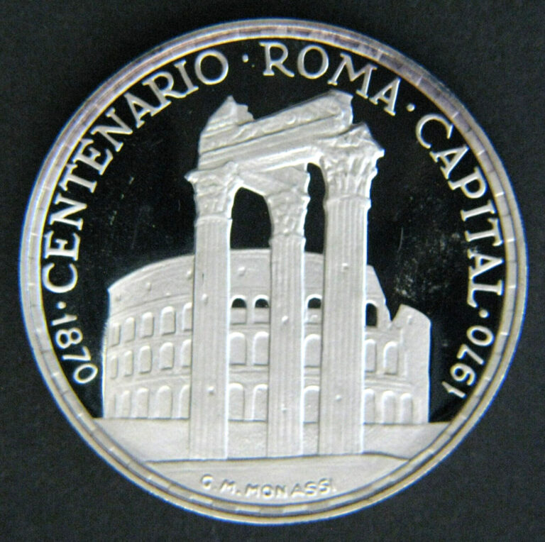 Read more about the article 1970 Equatorial Guinea 150 Pesetas Rome Anniversary .999 Silver Coin Cameo Proof