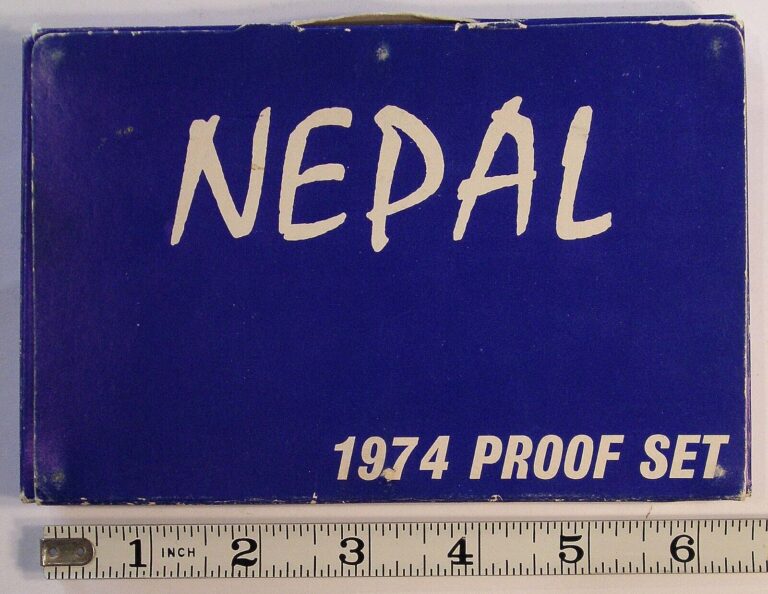 Read more about the article 1974 Nepal 7 coin Proof Set #10026