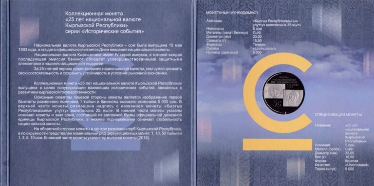 Read more about the article Kyrgyzstan 5 som 2018