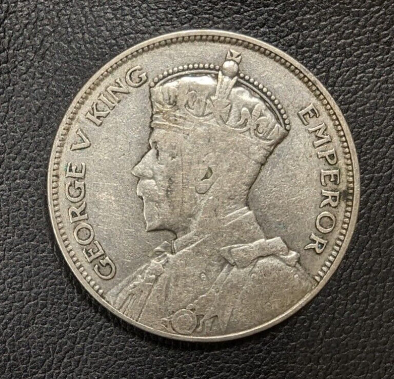 Read more about the article 1933 New Zealand Half Crown Silver Coin