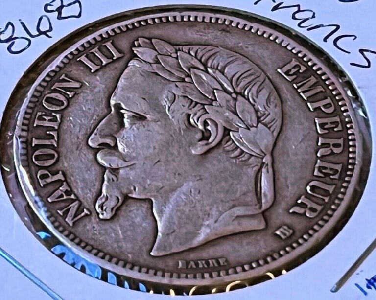 Read more about the article 1868BB FRANCE 5 Francs