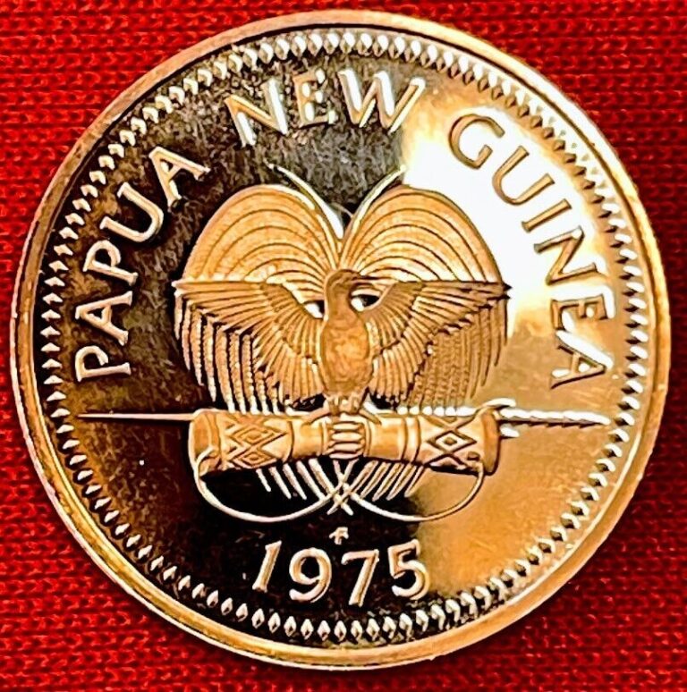 Read more about the article 1975 Papua New Guinea 1 Toea Bronze Coin PROOF KM# 1