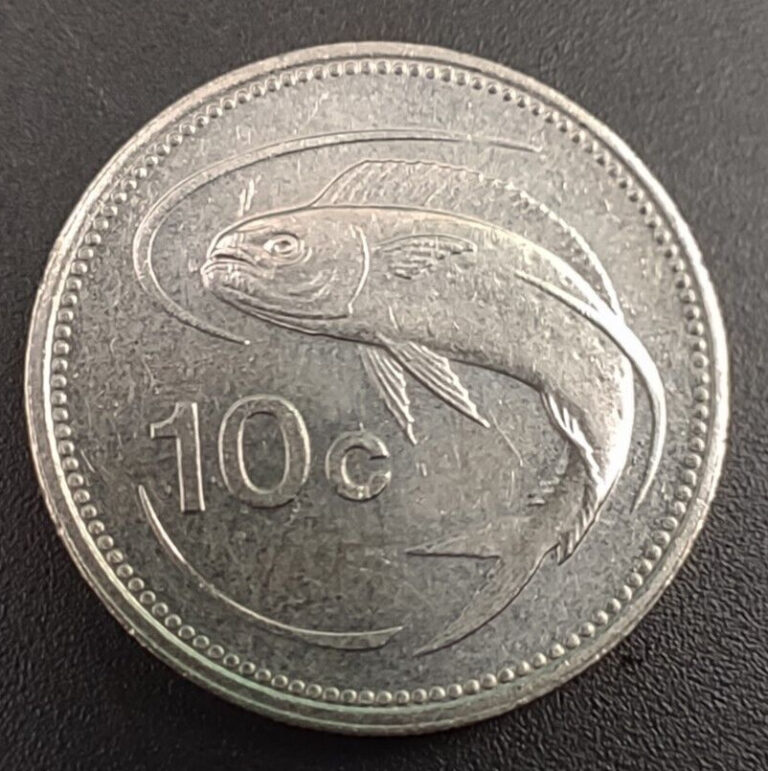 Read more about the article 1998 Malta 10 Cents Coin Circulated Prooflike