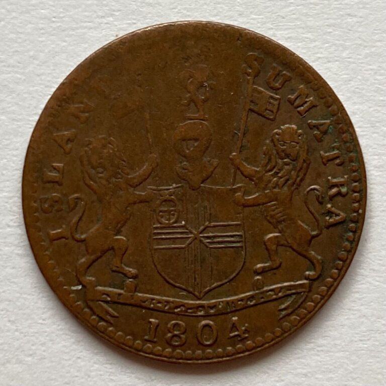 Read more about the article Sumatra (Singapore Merchants): 1804 Keping Token  KM#Tn1  better grade