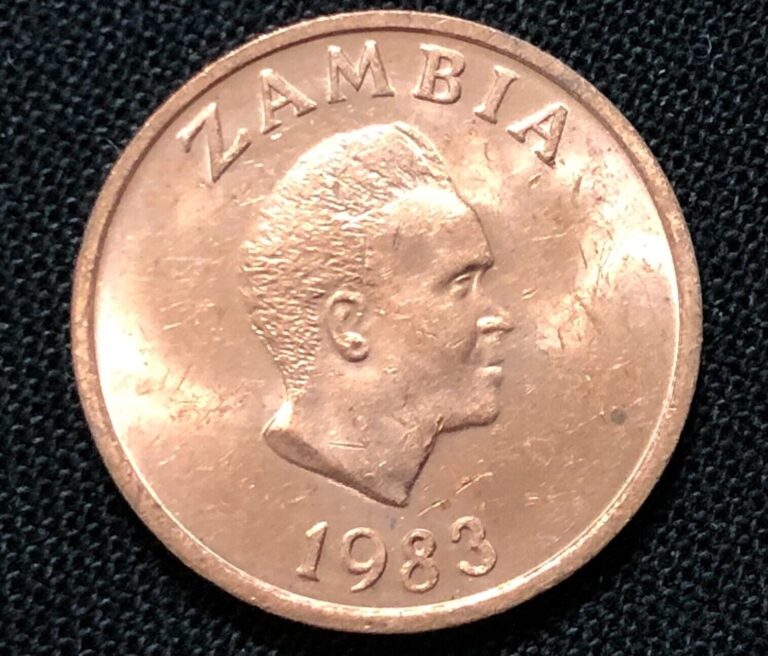 Read more about the article Zambia 1 Ngwee 1983. African World Coin. Combined shipping available