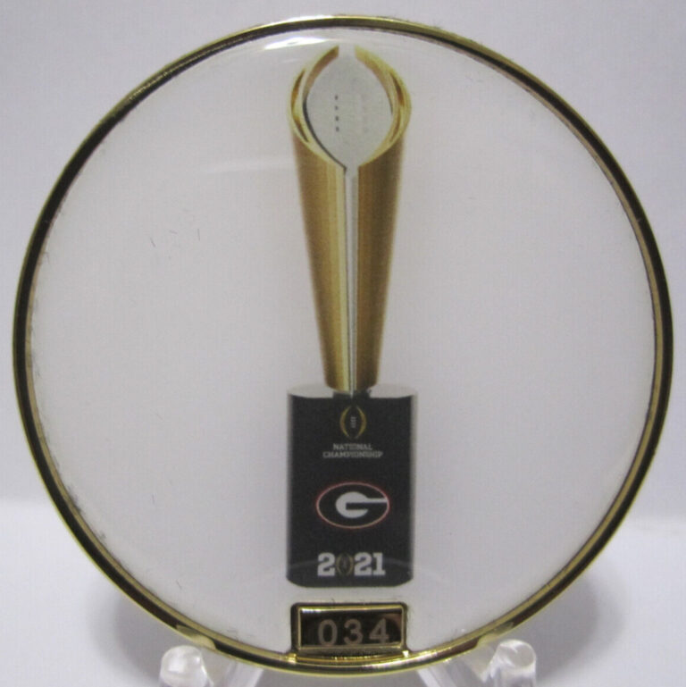 Read more about the article 2021 UGA UNIVERSITY OF GEORGIA BULLDOGS FOOTBALL CHAMPIONSHIP CHALLENGE COIN