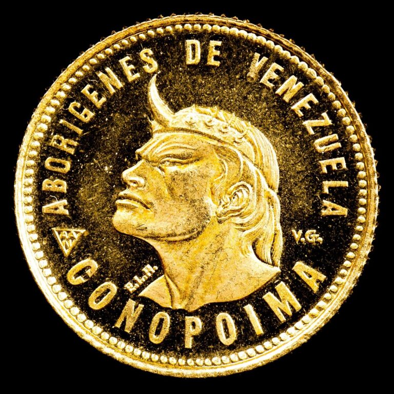 Read more about the article VENEZUELA GOLD COIN ✪ CONOPOIMA ✪ ABORIGENES Y FIGURAS LEGENDABIAS ◢TRUSTED◣